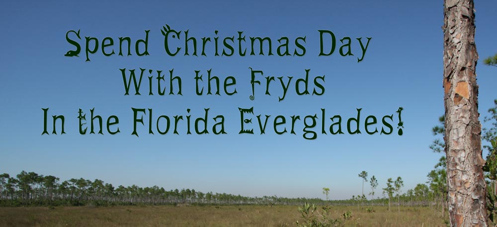 Spend Christmas Day With the Fryd’s In the Florida Everglades!